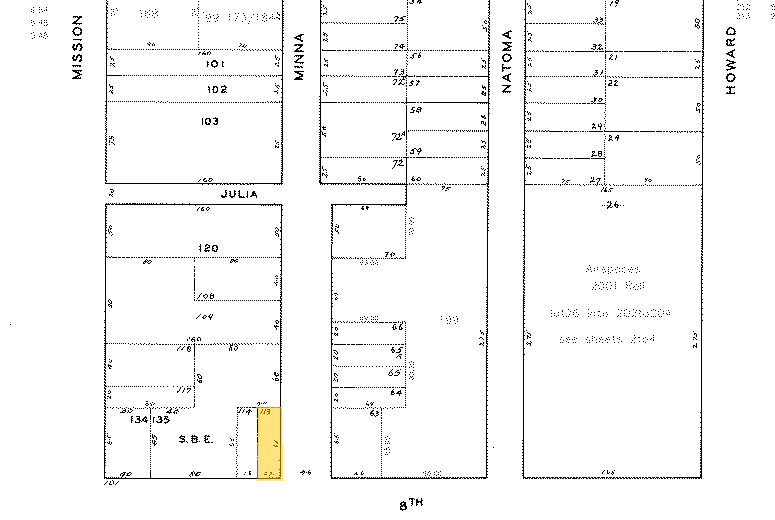 135-139 8th St, San Francisco, CA for sale - Plat Map - Image 2 of 41