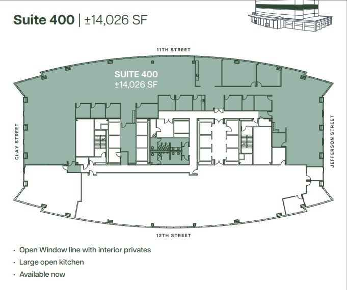 555 12th St, Oakland, CA for lease Floor Plan- Image 1 of 1
