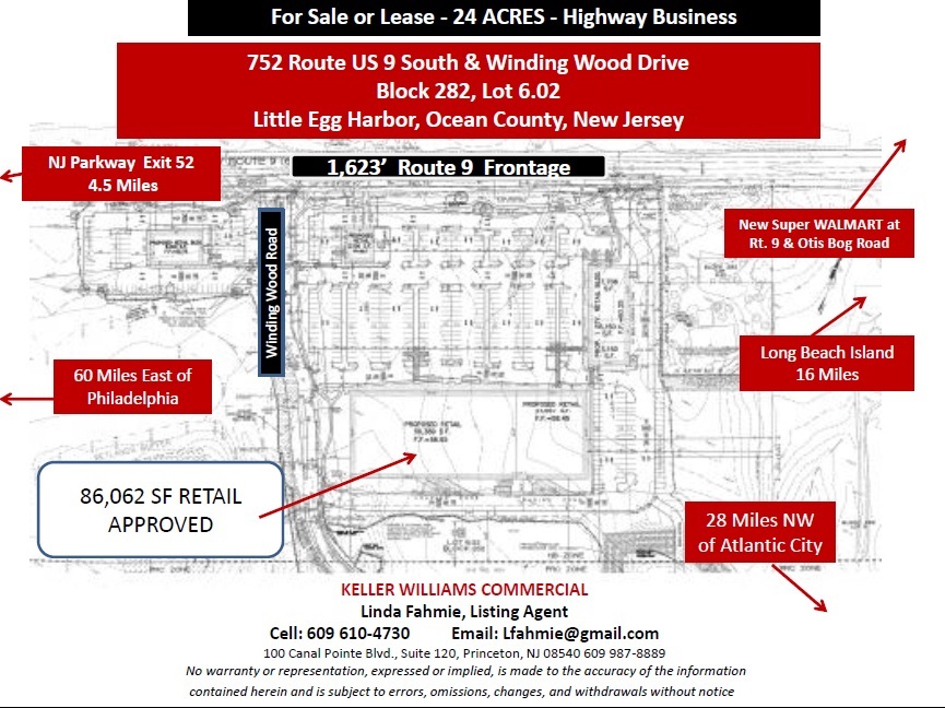 752 Route 9 N, Little Egg Harbor, NJ à vendre Photo principale- Image 1 de 1