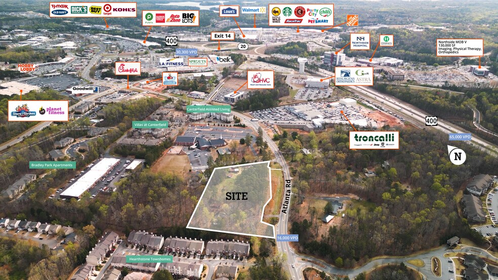 837 Atlanta Hwy, Cumming, GA à vendre - Photo principale - Image 1 de 3