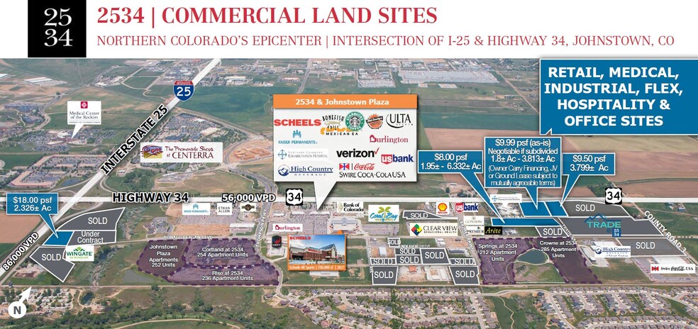 2534 Commercial Land Sites, Johnstown, CO for sale - Building Photo - Image 1 of 1