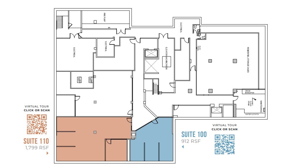 800 Brazos St, Austin, TX à louer Plan d  tage- Image 1 de 1