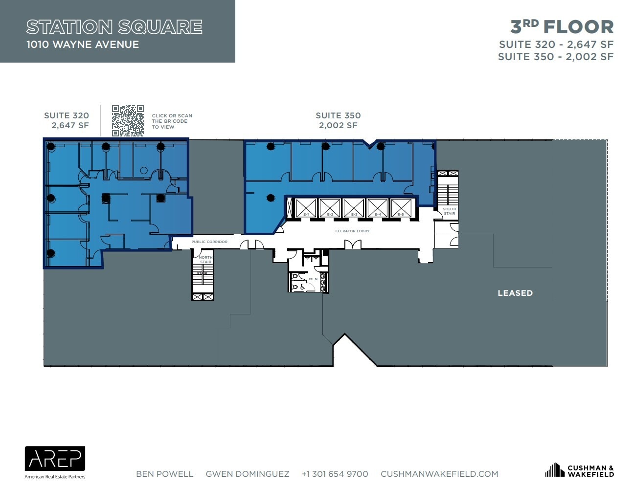 1100 Wayne Ave, Silver Spring, MD à louer Plan d’étage- Image 1 de 1