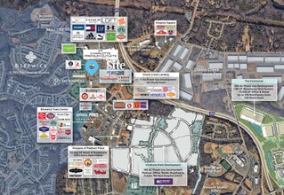 8736 Outlets Blvd, Charlotte, NC - Aérien  Vue de la carte