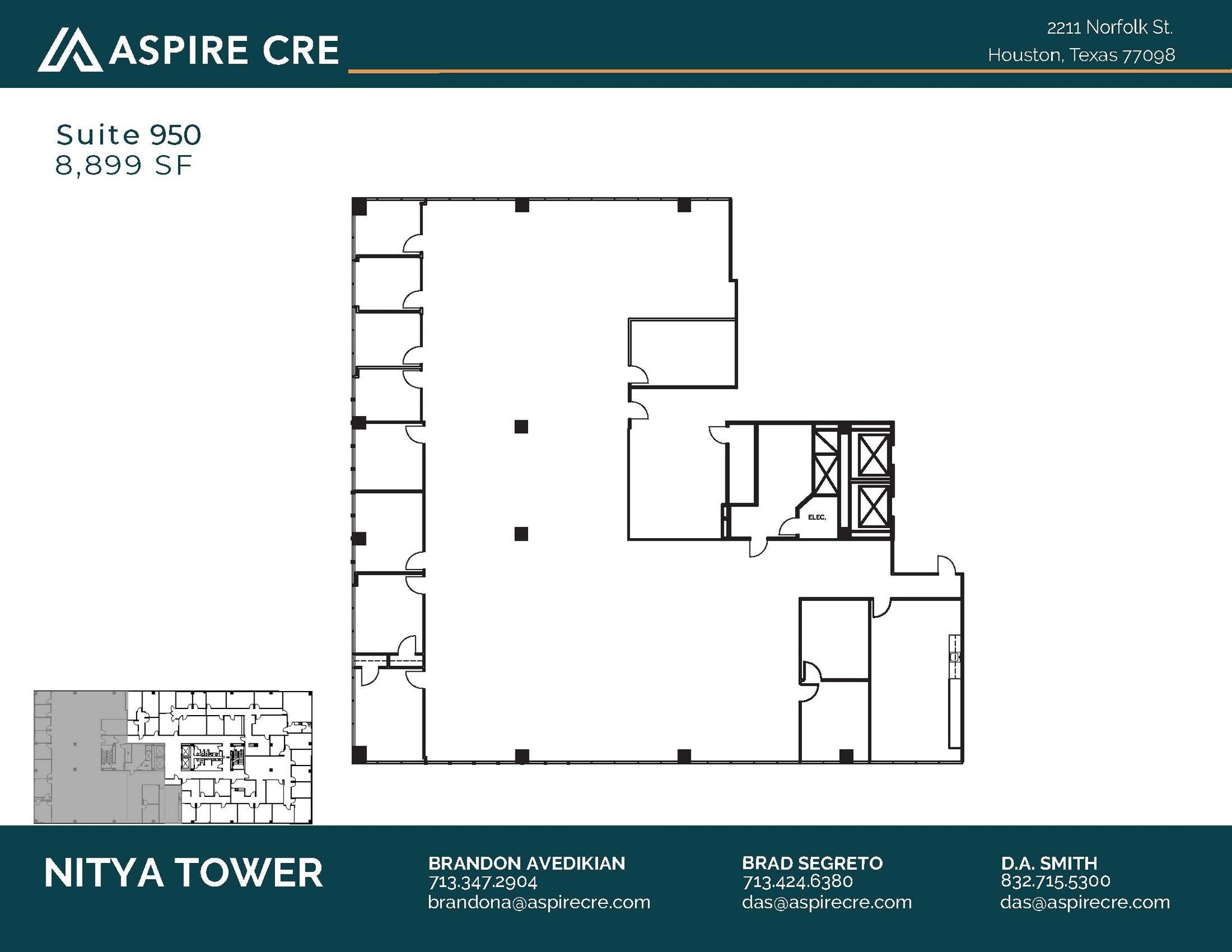 2211 Norfolk St, Houston, TX for lease Floor Plan- Image 1 of 1
