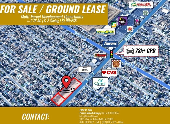 More details for 133-010-05 & 133-152-01, Bakersfield, CA - Land for Sale