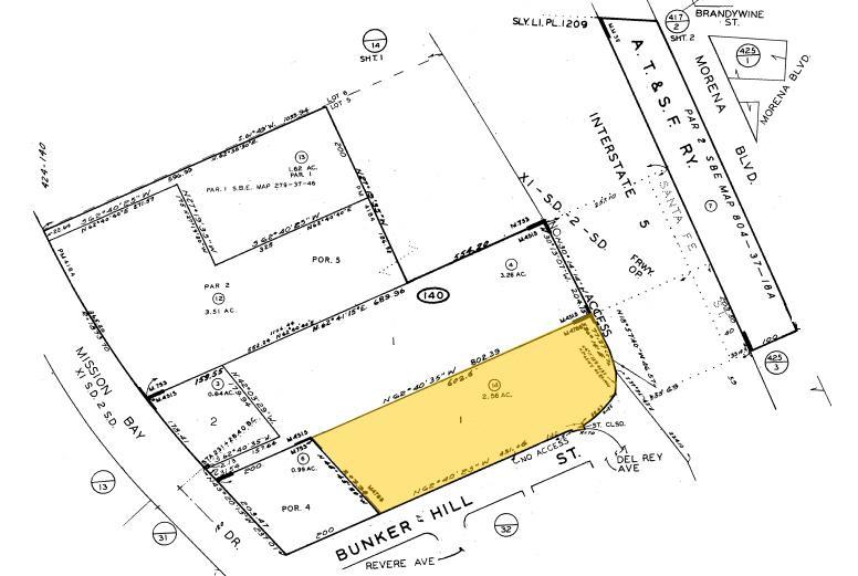 3030 Bunker Hill St, San Diego, CA à louer - Plan cadastral - Image 3 de 13