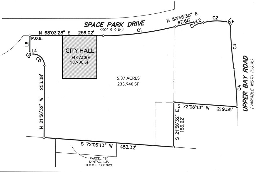 0 Space Park & Upper Bay Dr, Nassau Bay, TX for sale - Site Plan - Image 2 of 3