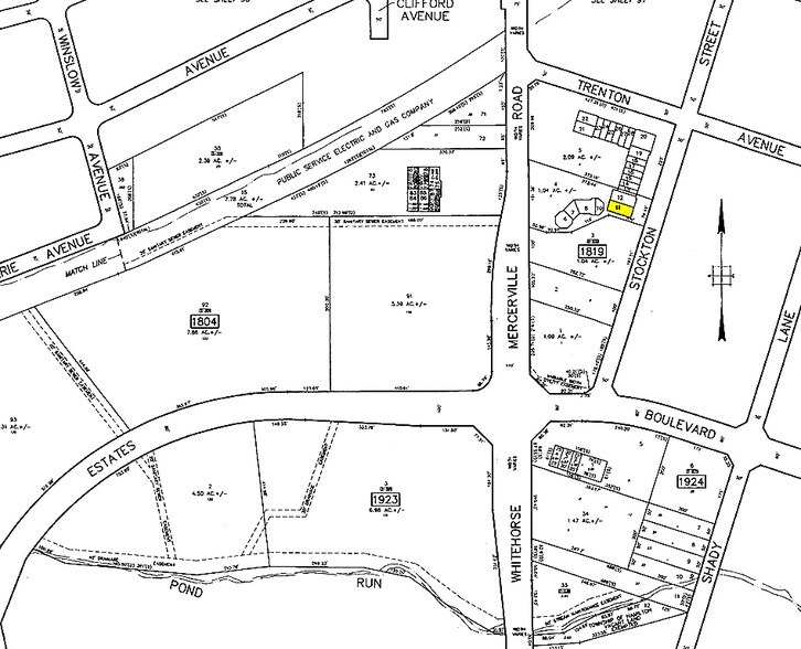 2333 Whitehorse Mercerville Rd, Hamilton, NJ for lease - Plat Map - Image 2 of 10