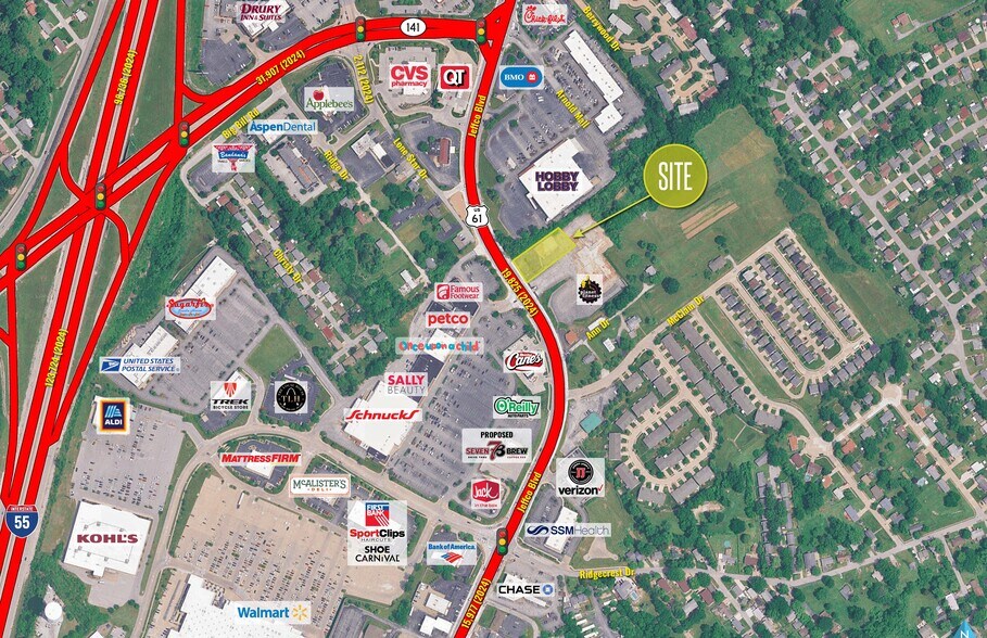 110-1134 Jeffco Blvd, Arnold, MO à louer - Photo principale - Image 1 de 1