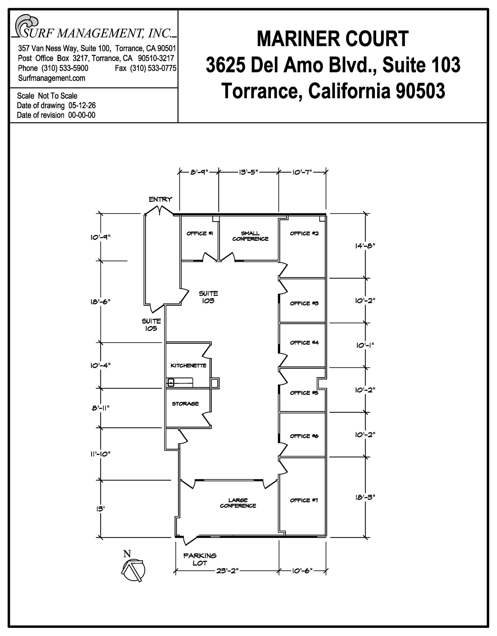 3625 Del Amo Blvd, Torrance, CA à louer Photo intérieure- Image 1 de 1