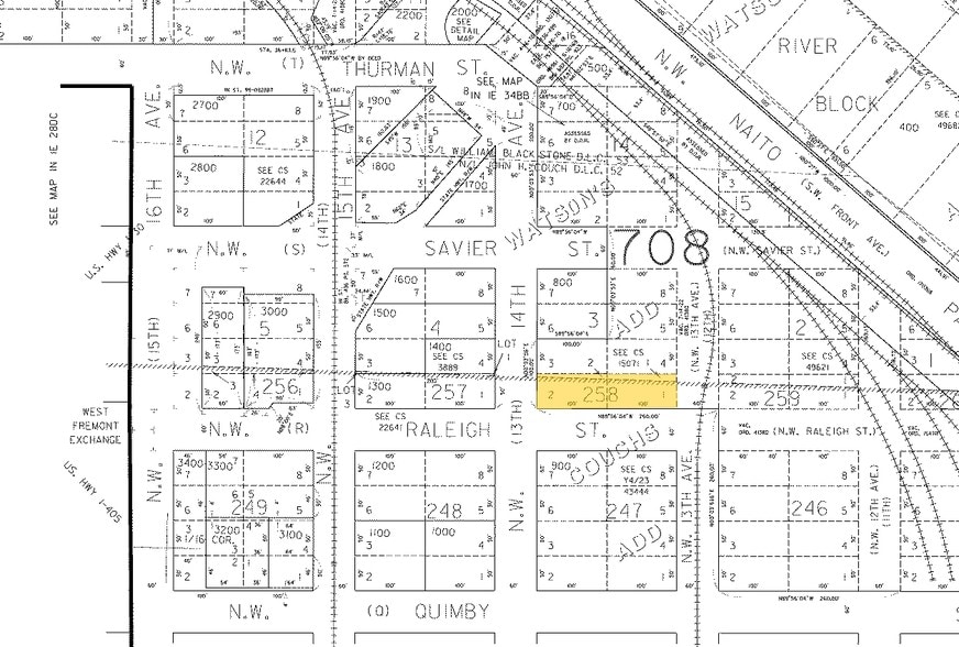 1435 NW Raleigh St, Portland, OR à louer - Plan cadastral - Image 2 de 5