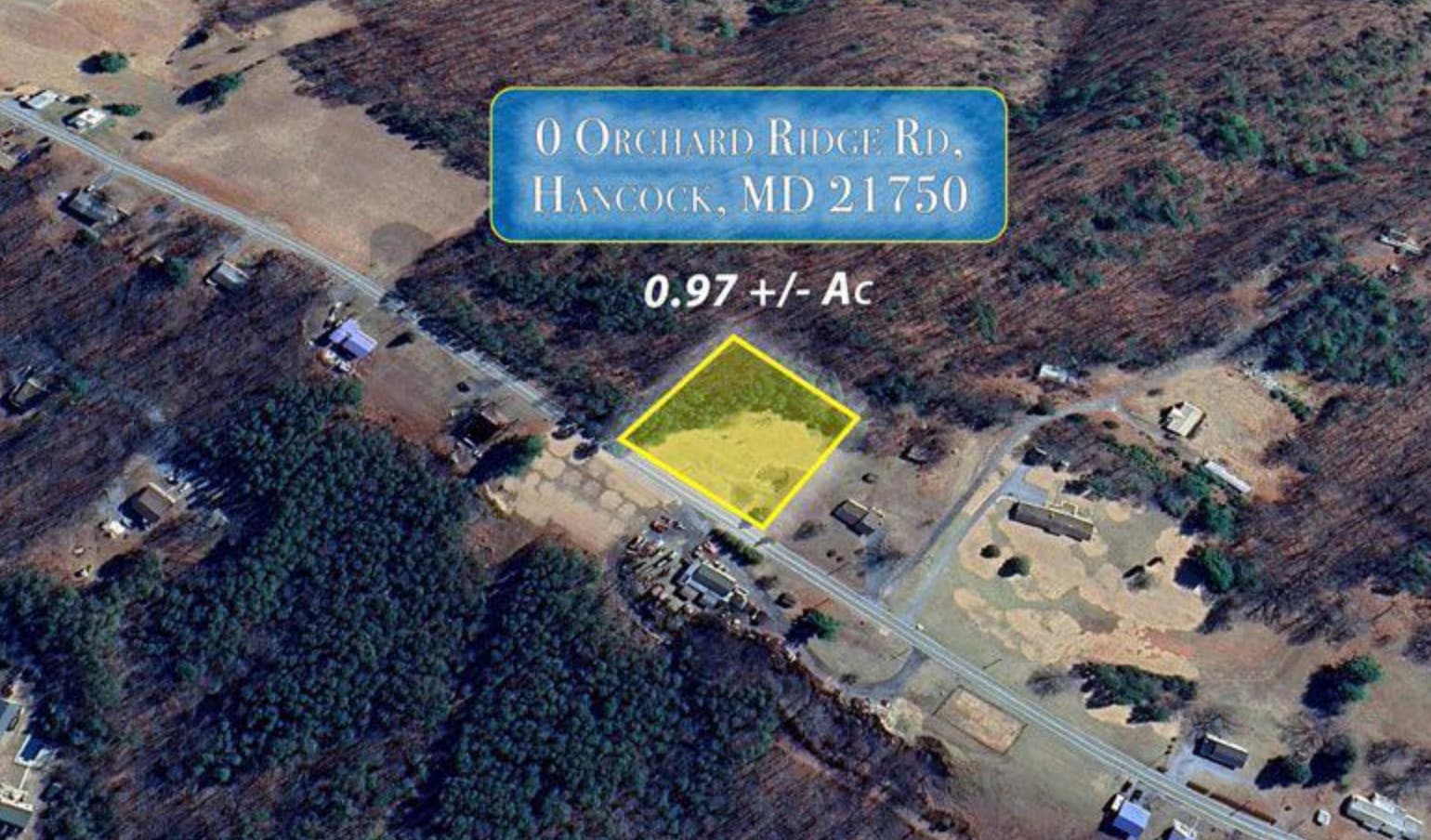 Null Orchard Ridge rd, Hancock, MD à vendre Photo principale- Image 1 de 5