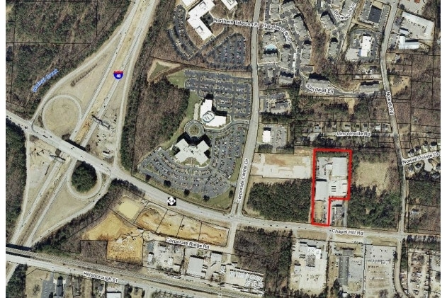 6514 Chapel Hill Rd, Raleigh, NC for lease - Aerial - Image 3 of 6