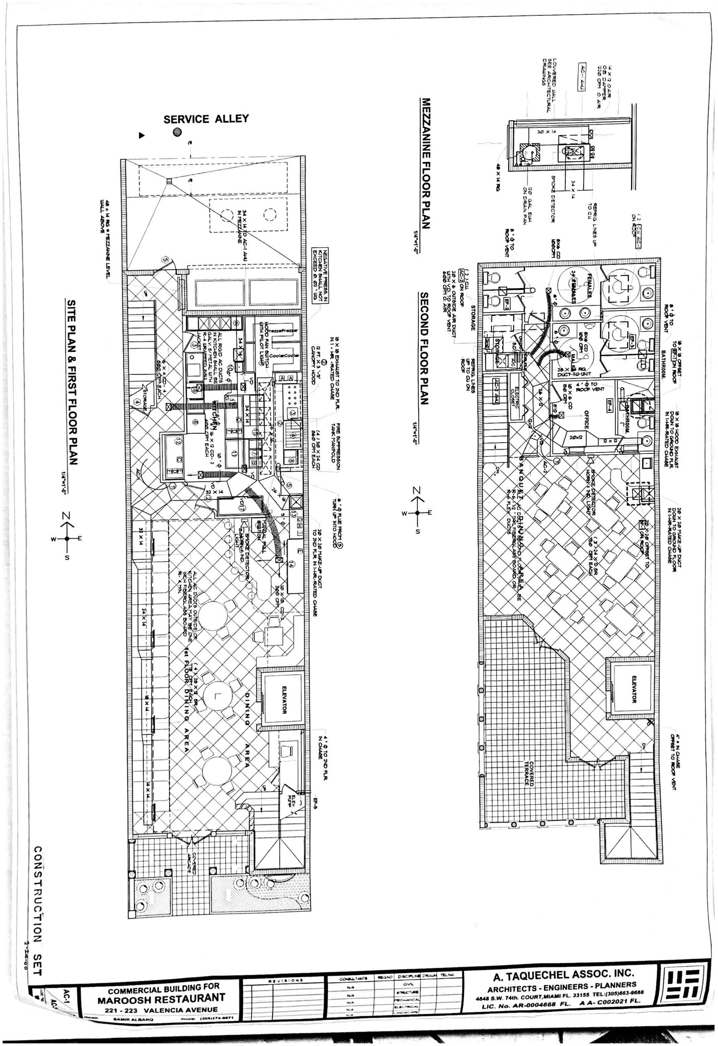 223 Valencia Ave, Coral Gables, FL à louer Plan de site- Image 1 de 1