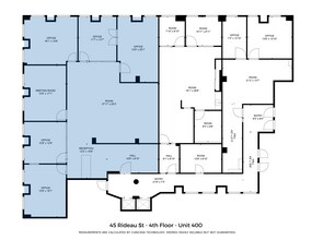 41-45 Rideau St, Ottawa, ON for lease Floor Plan- Image 1 of 32