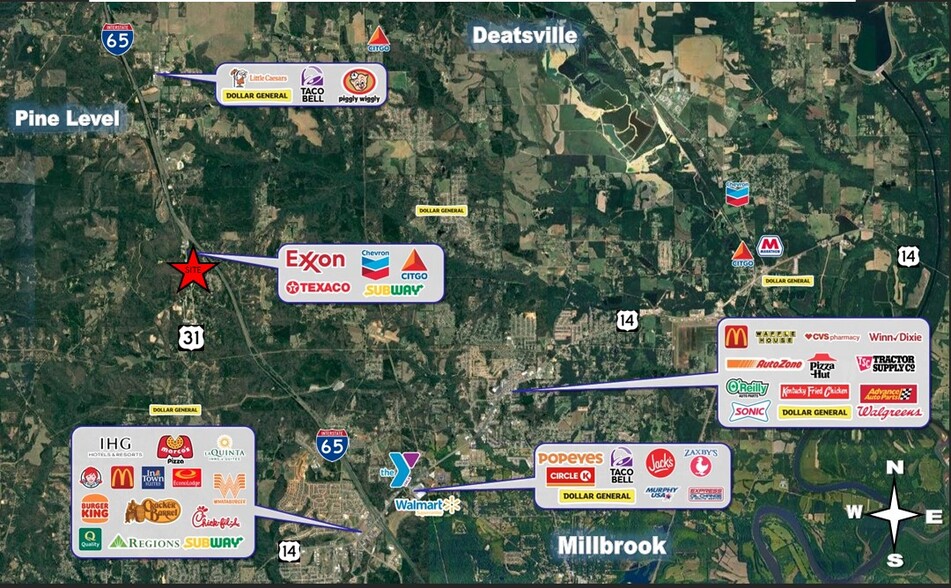 Hwy 31 N & County Rd 85, Prattville, AL for sale - Building Photo - Image 2 of 2