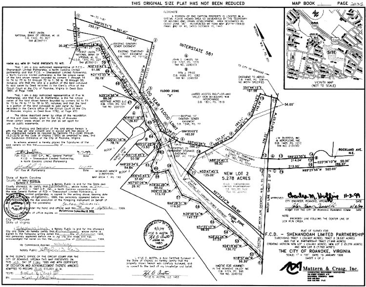 0 Rockland Ave, Roanoke, VA for sale - Plat Map - Image 1 of 2