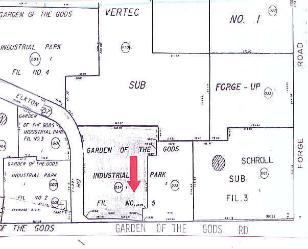 888 Garden of the Gods Rd, Colorado Springs, CO for lease - Plat Map - Image 2 of 14