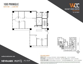 100 Pringle Ave, Walnut Creek, CA for lease Floor Plan- Image 1 of 1