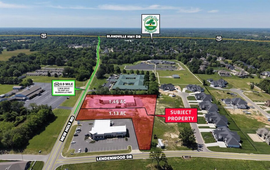 2181 New Holt Rd, Paducah, KY à vendre - Photo du bâtiment - Image 2 de 9