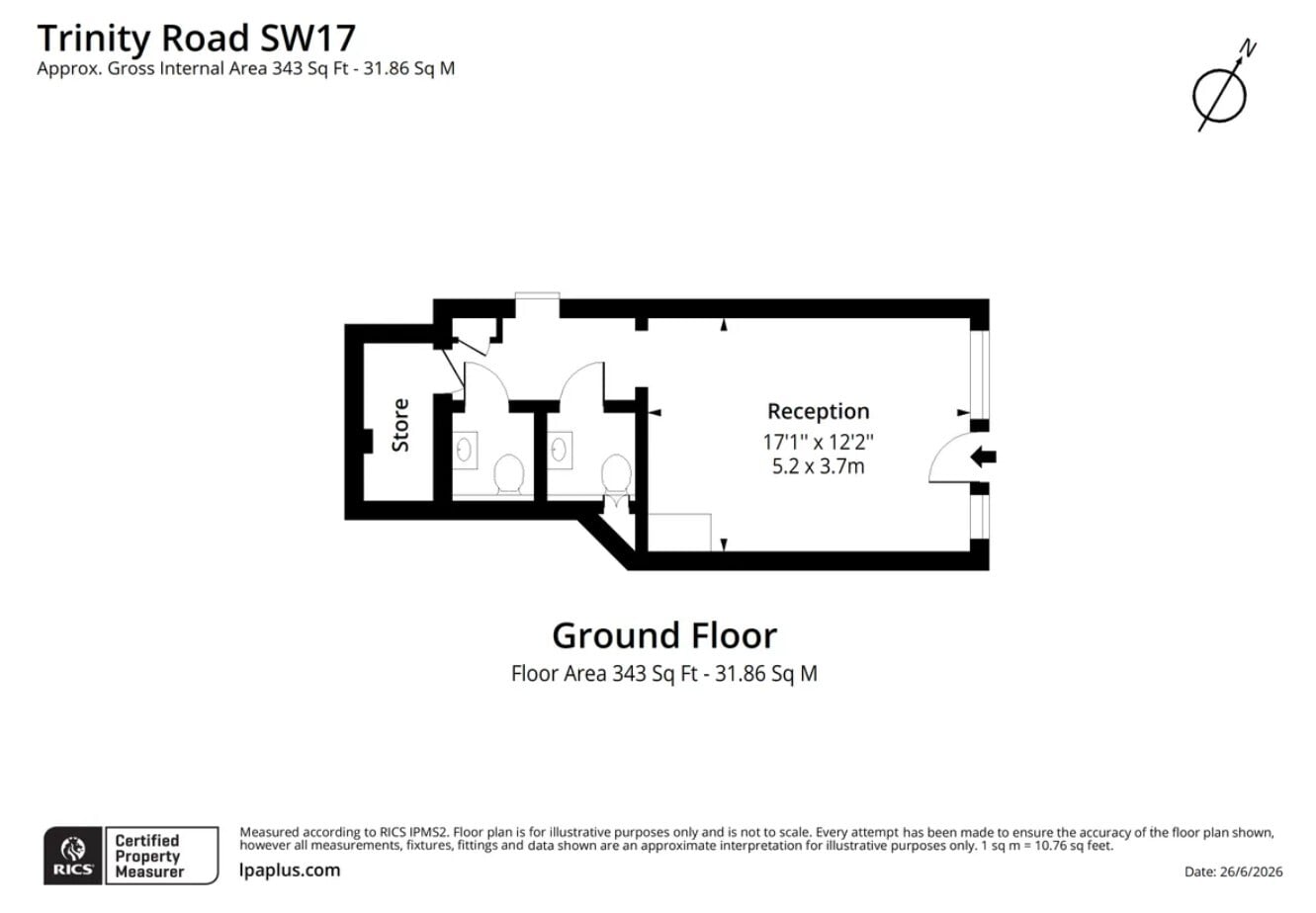 21 Trinity Rd, London for lease Floor Plan- Image 1 of 1