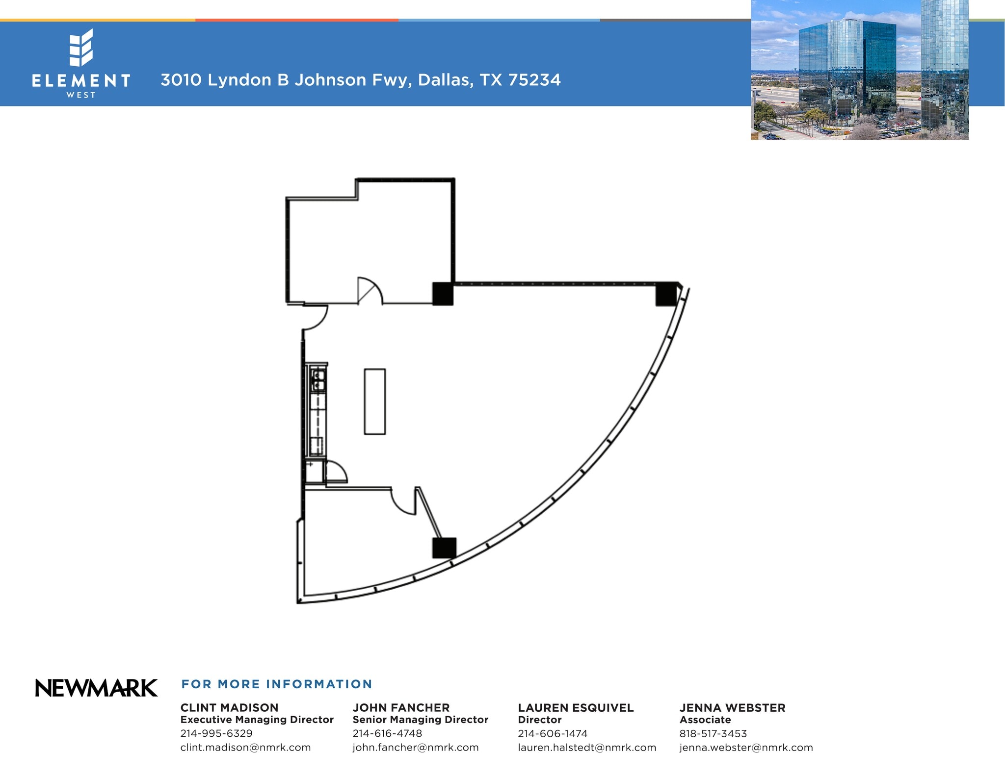 3010 Lyndon B Johnson Fwy, Dallas, TX à louer Plan de site- Image 1 de 2
