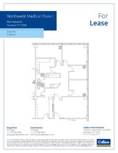 800 Peakwood Dr, Houston, TX à louer Plan d’étage- Image 1 de 1