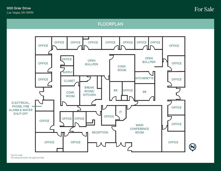 900 Grier Dr, Las Vegas, NV à vendre - Plan d’étage - Image 3 de 15