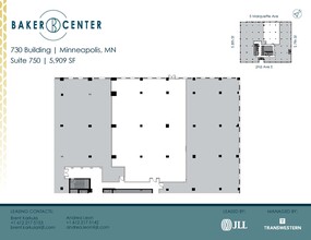 733 Marquette Ave, Minneapolis, MN à louer Plan d’étage- Image 1 de 1