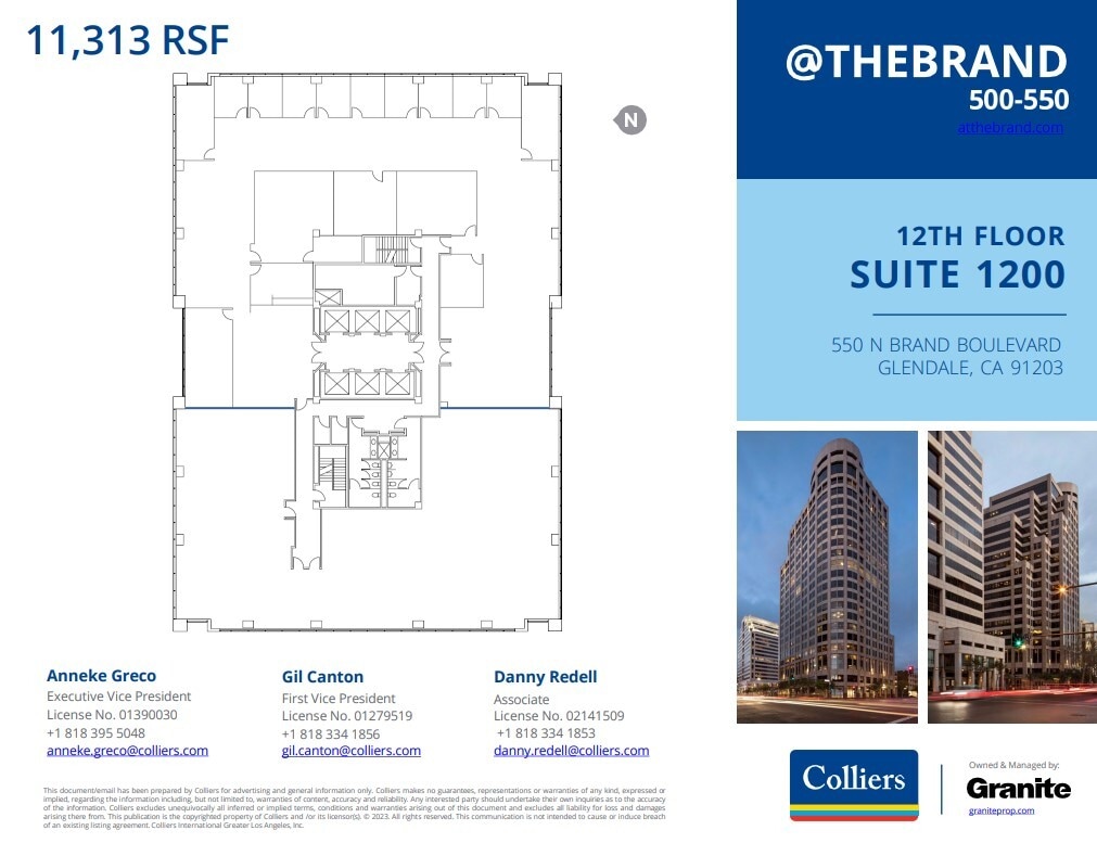 500-550 N Brand Blvd, Glendale, CA for lease Floor Plan- Image 1 of 1