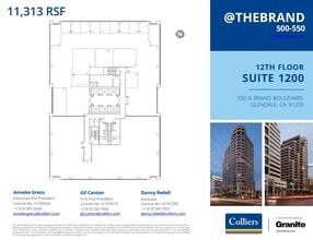 500-550 N Brand Blvd, Glendale, CA for lease Floor Plan- Image 1 of 1