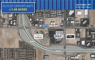 Plus de détails pour 6500 Ikea Way, Las Vegas, NV - Terrain à vendre