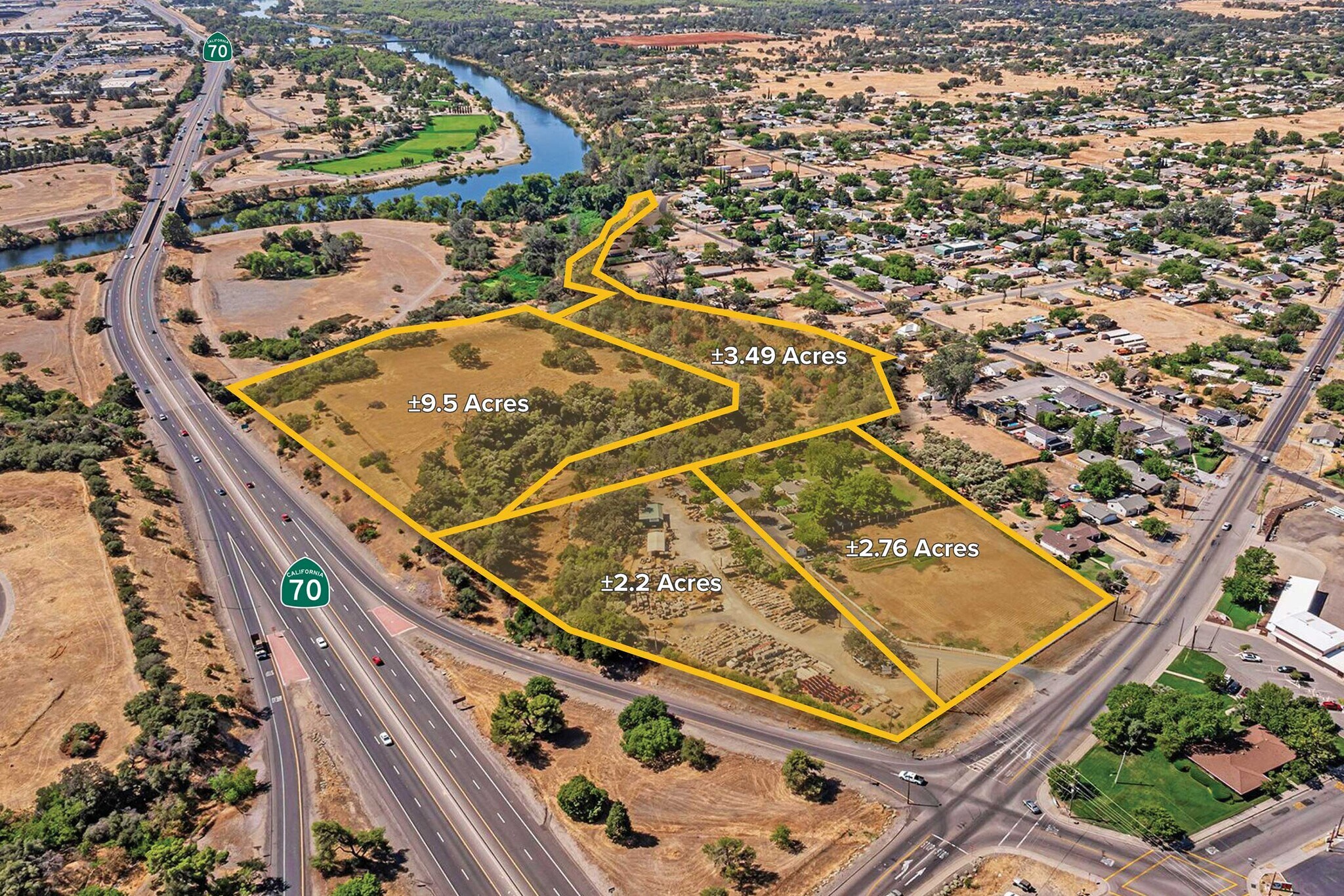 405 Grand Ave, Oroville, CA à vendre Aérien- Image 1 de 9