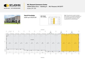 13203 Globe Dr, Mount Pleasant, WI for lease Site Plan- Image 2 of 2