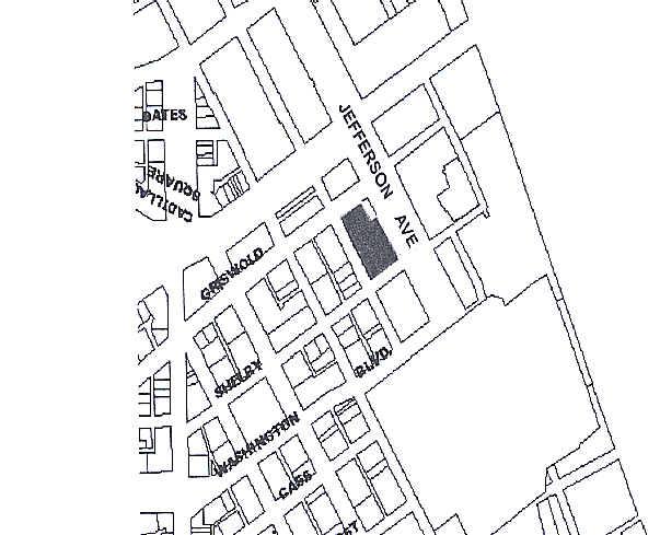 150 W Jefferson Ave, Detroit, MI for lease - Plat Map - Image 2 of 41