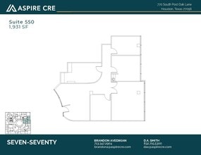 770 S Post Oak Ln, Houston, TX for lease Floor Plan- Image 1 of 4