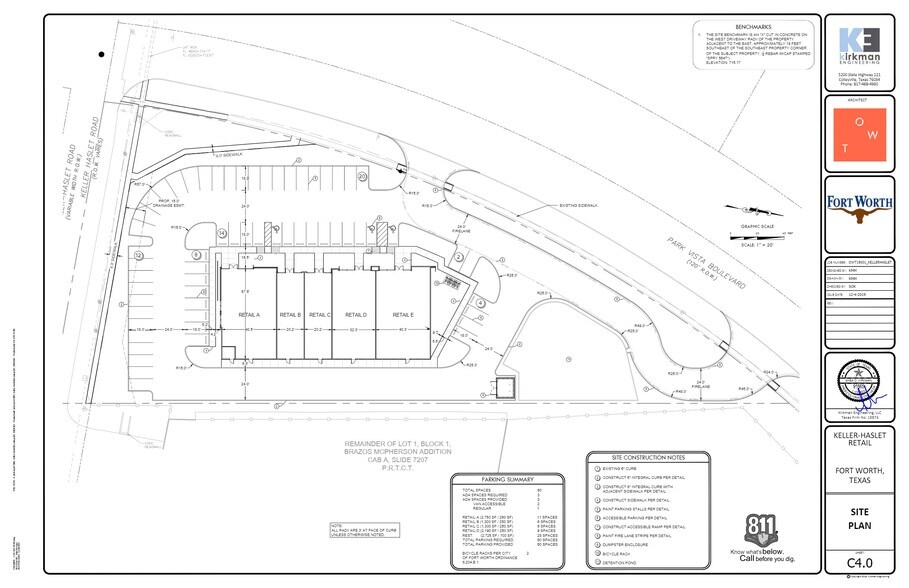 13000 Park Vista Blvd, Fort Worth, TX for lease - Site Plan - Image 2 of 2