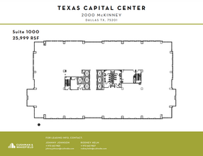 2000 McKinney Ave, Dallas, TX à louer Plan d’étage- Image 1 de 1