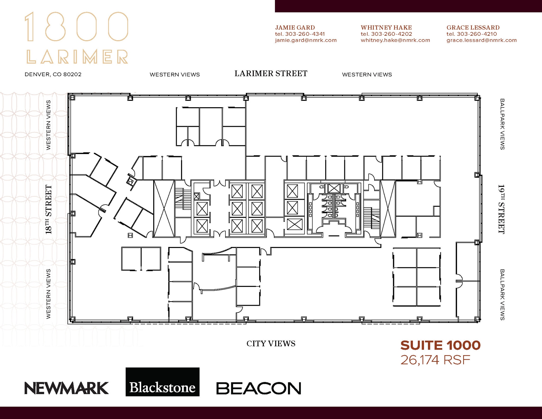 1800 Larimer St, Denver, CO à louer Plan d’étage- Image 1 de 1