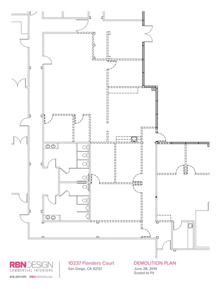 10237-10239 Flanders Ct, San Diego, CA à louer - Plan de site - Image 1 de 8