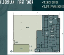 6713 S Eastern Ave, Las Vegas, NV à louer Plan d’étage- Image 2 de 2