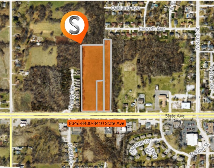 8346-8400-8410 State Ave, Kansas City, KS for sale Aerial- Image 1 of 2