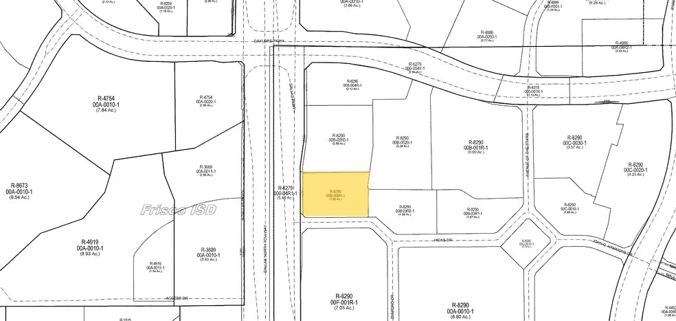 2600 N Dallas Pky, Frisco, TX à louer - Plan cadastral - Image 2 de 39