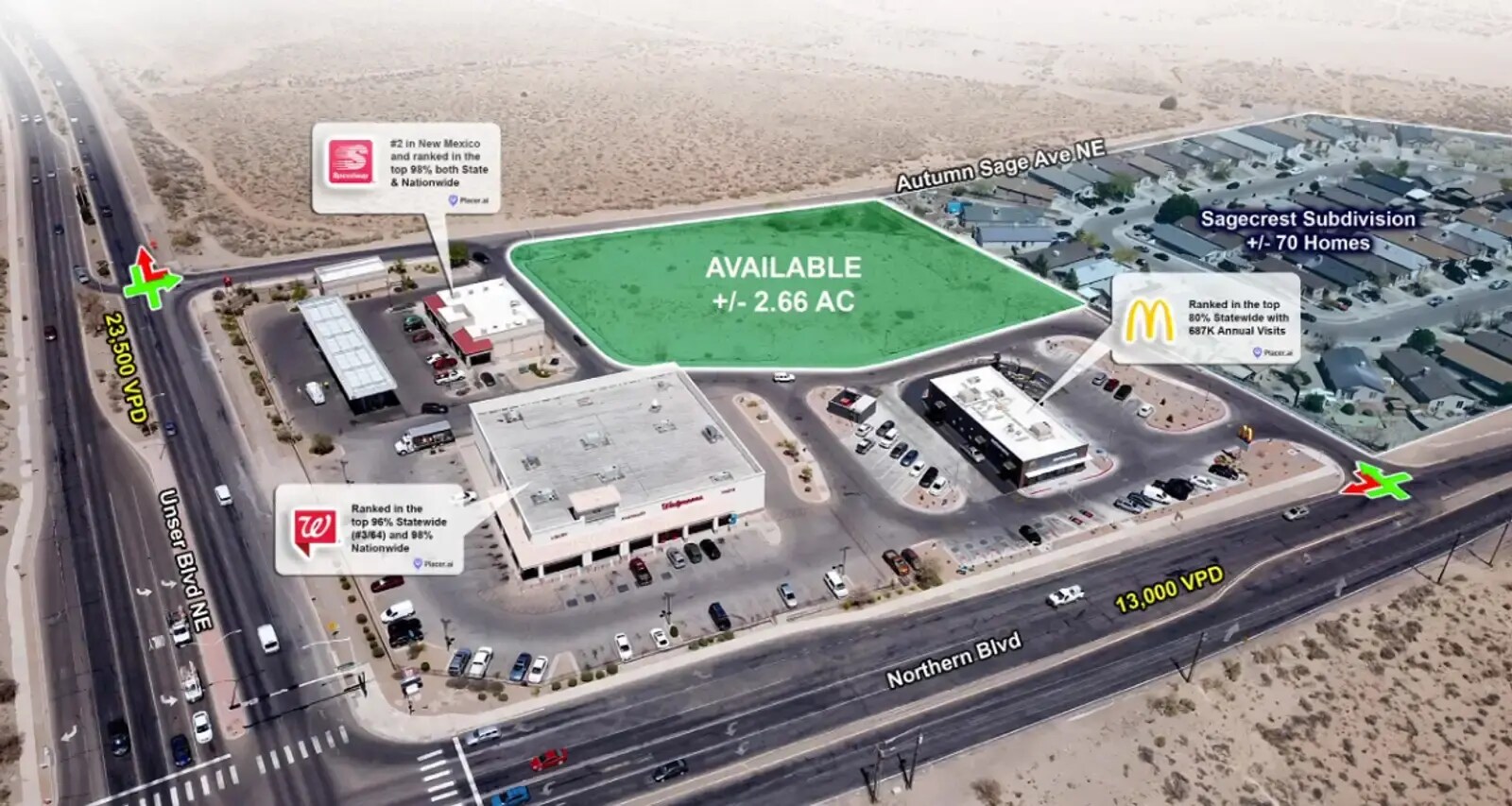 Unser Blvd NE, Rio Rancho, NM à vendre Photo du bâtiment- Image 1 de 6