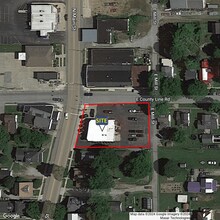 101 S Main St, Wolcottville, IN - AERIAL map view
