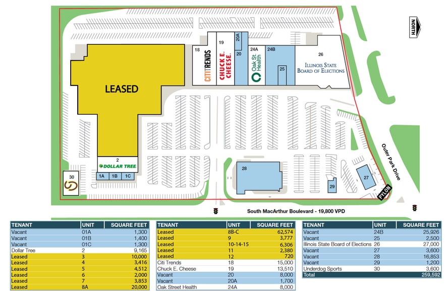 2301-2401 S MacArthur Blvd, Springfield, IL for lease - Building Photo - Image 2 of 21