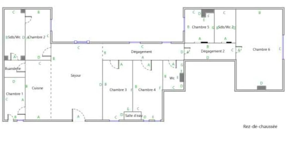 Bureau dans Paris à vendre - Plan d’étage - Image 2 de 7