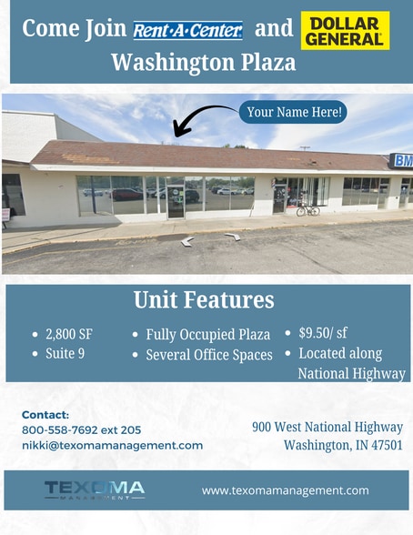 900 W National Hwy, Washington, IN for lease - Primary Photo - Image 1 of 13