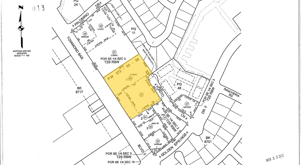 300 S Diamond Bar Blvd, Diamond Bar, CA for lease - Plat Map - Image 2 of 5